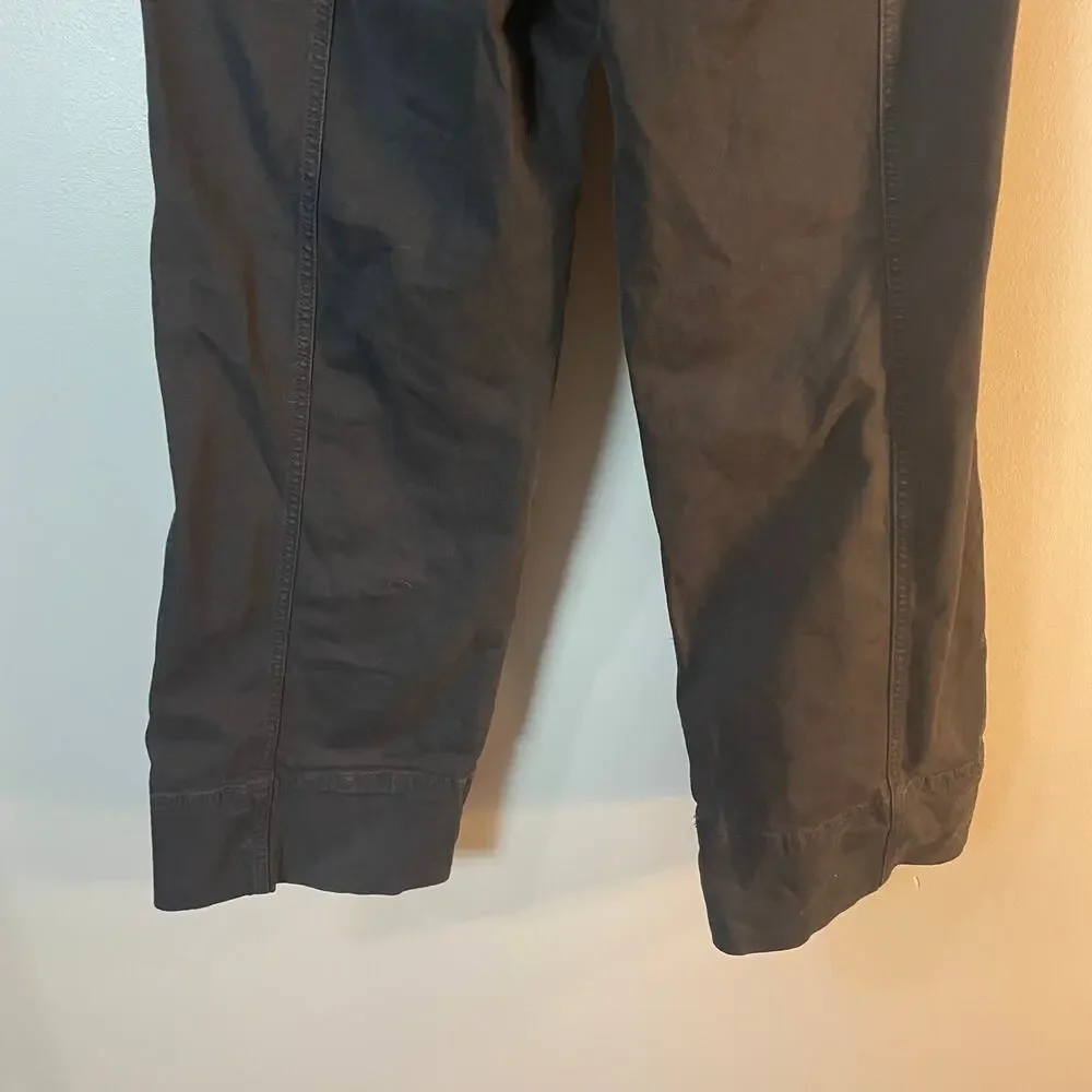 Anthropologie Pilcro High Rise Cargo Utility Pants in Black Women's 25P EUC